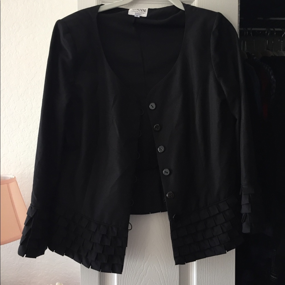 ARMANI COLLEZIONI with ruffle cuff AND BOTTOM